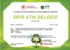 Sıfır Atık Belgesi